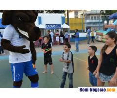 Raposão o mascote do Cruzeiro na sua Festa BH e Regiao