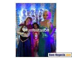 Personagens Frozen - Elsa, Anna e Olaf Para Festa Infantil BH e Regiao