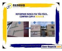 Reforma e Limpeza de Fachadas Renovo Reformas Prediais em Belo Horizonte