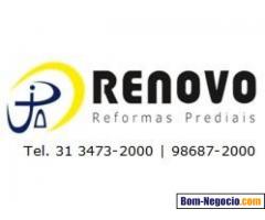 Reforma e Limpeza de Fachadas Renovo Reformas Prediais em Belo Horizonte