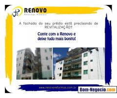 Pintura de Fachadas Renovo Reforma Predial em Belo Horizonte