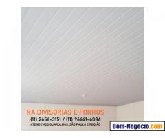 Divisórias Drywall em Guarulhos eucatex forro pvc isopor vidro madeira
