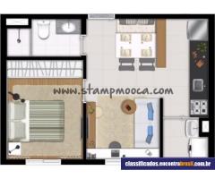 Stamp Mooca Engelux - Vendo Apartamento 1 e 2 dorm