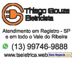Eletricista em Registro - SP. Thiago Souza Eletricista