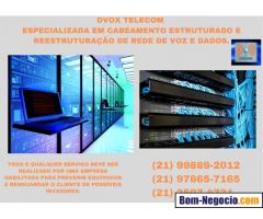 DVOX TELECOM CFTV, CABEAMENTO ESTRUTURADO, PABX